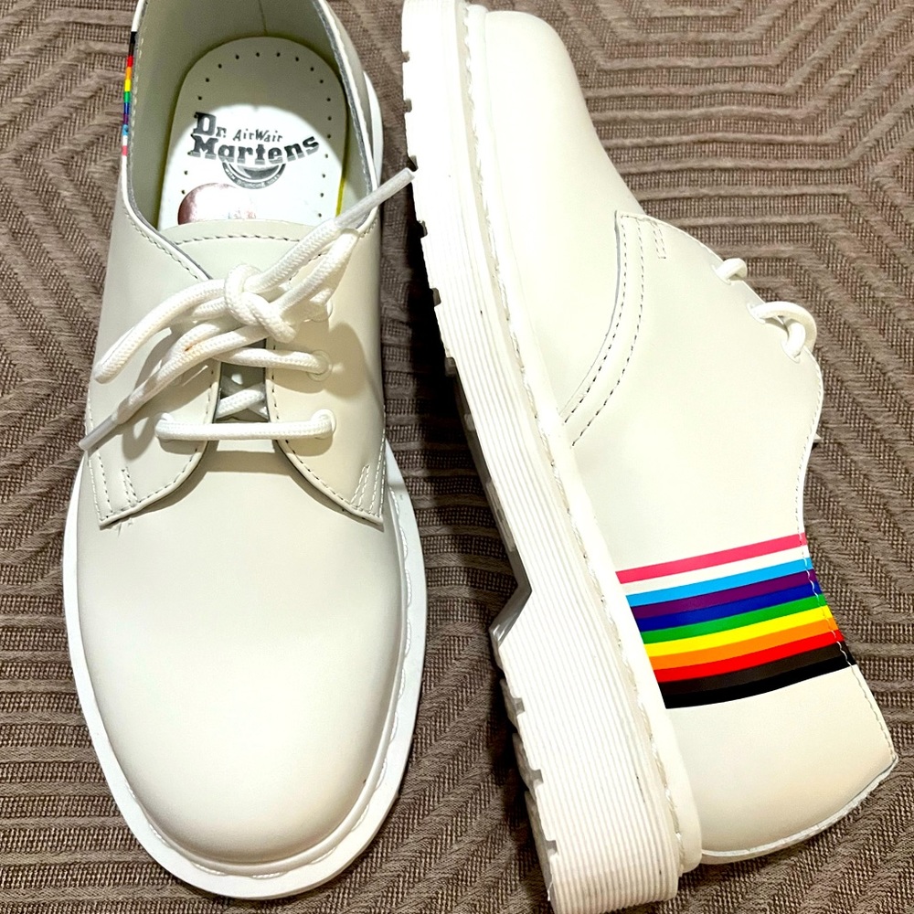 1461 FOR PRIDE SMOOTH LEATHER OXFORD SHOES.